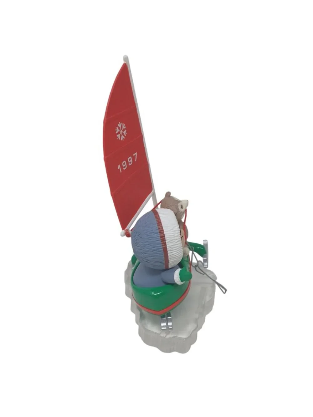 Hallmark Keepsake Ornament Frosty Friends Iceboat 1997 Collectible Series #D-9
